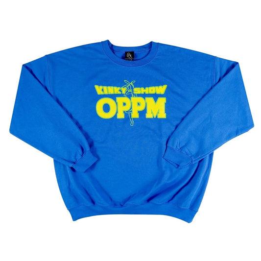 OPPM CREW SWEAT ROYAL