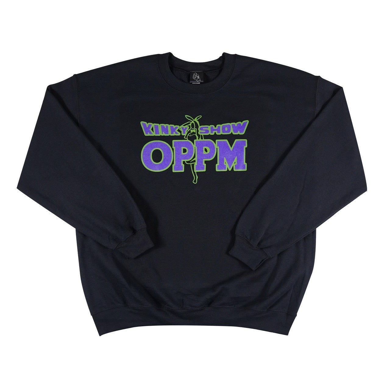 OPPM CREW SWEAT BLACK