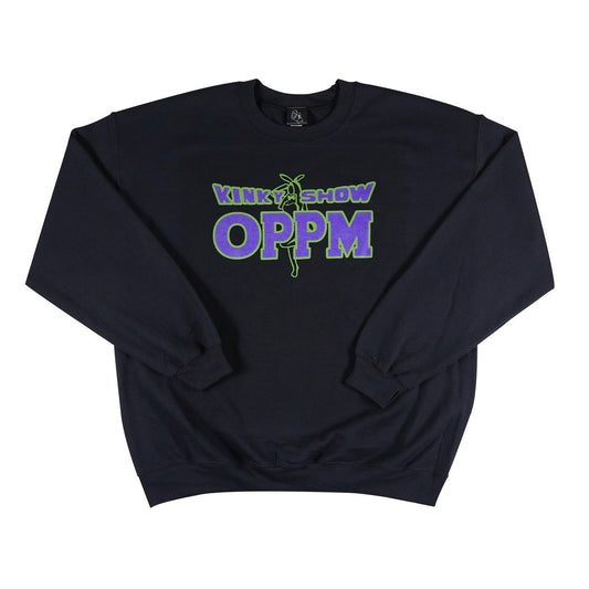 OPPM CREW SWEAT BLACK