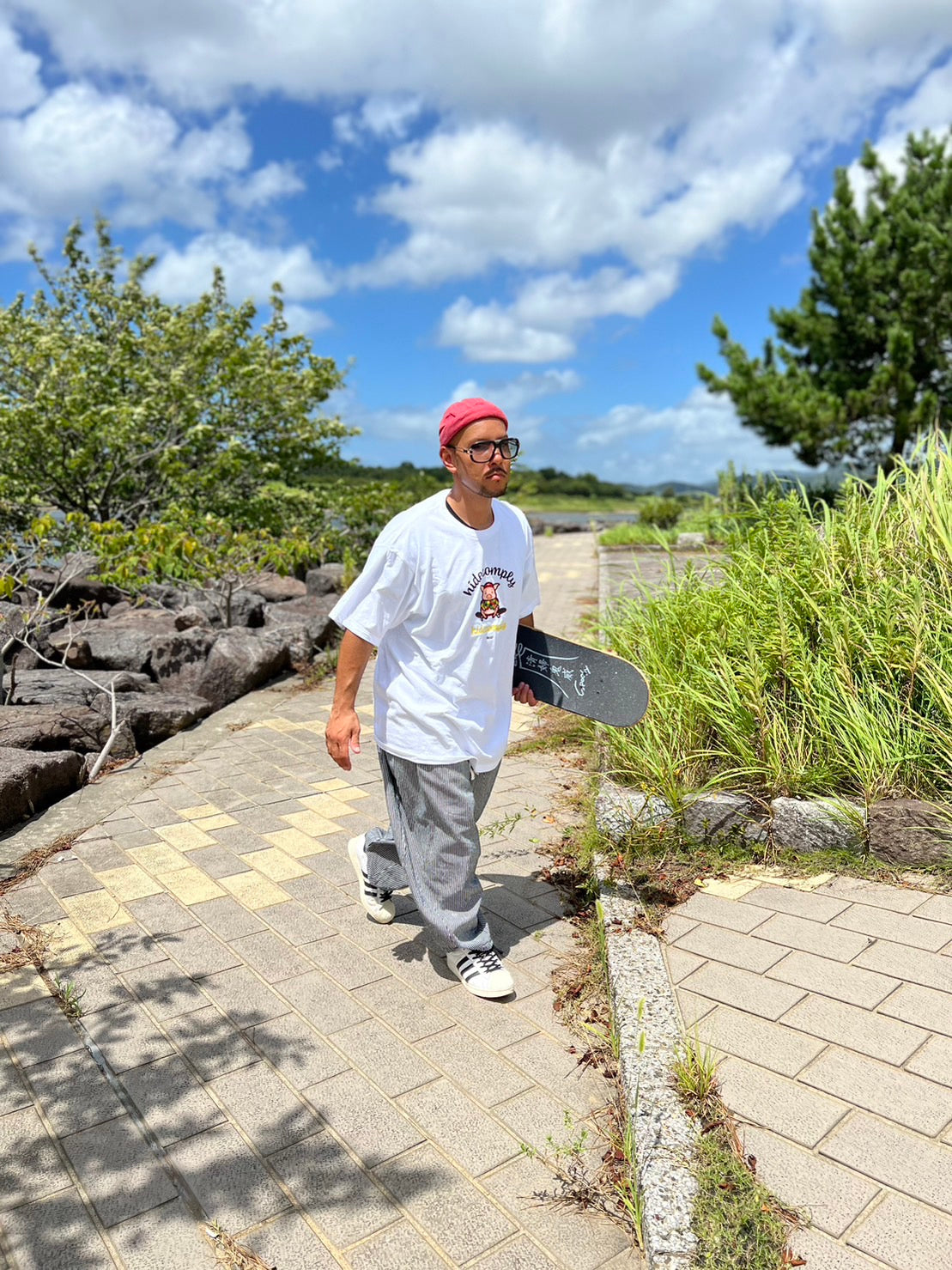 OPP × hidecomplyコラボTシャツ hidecompig