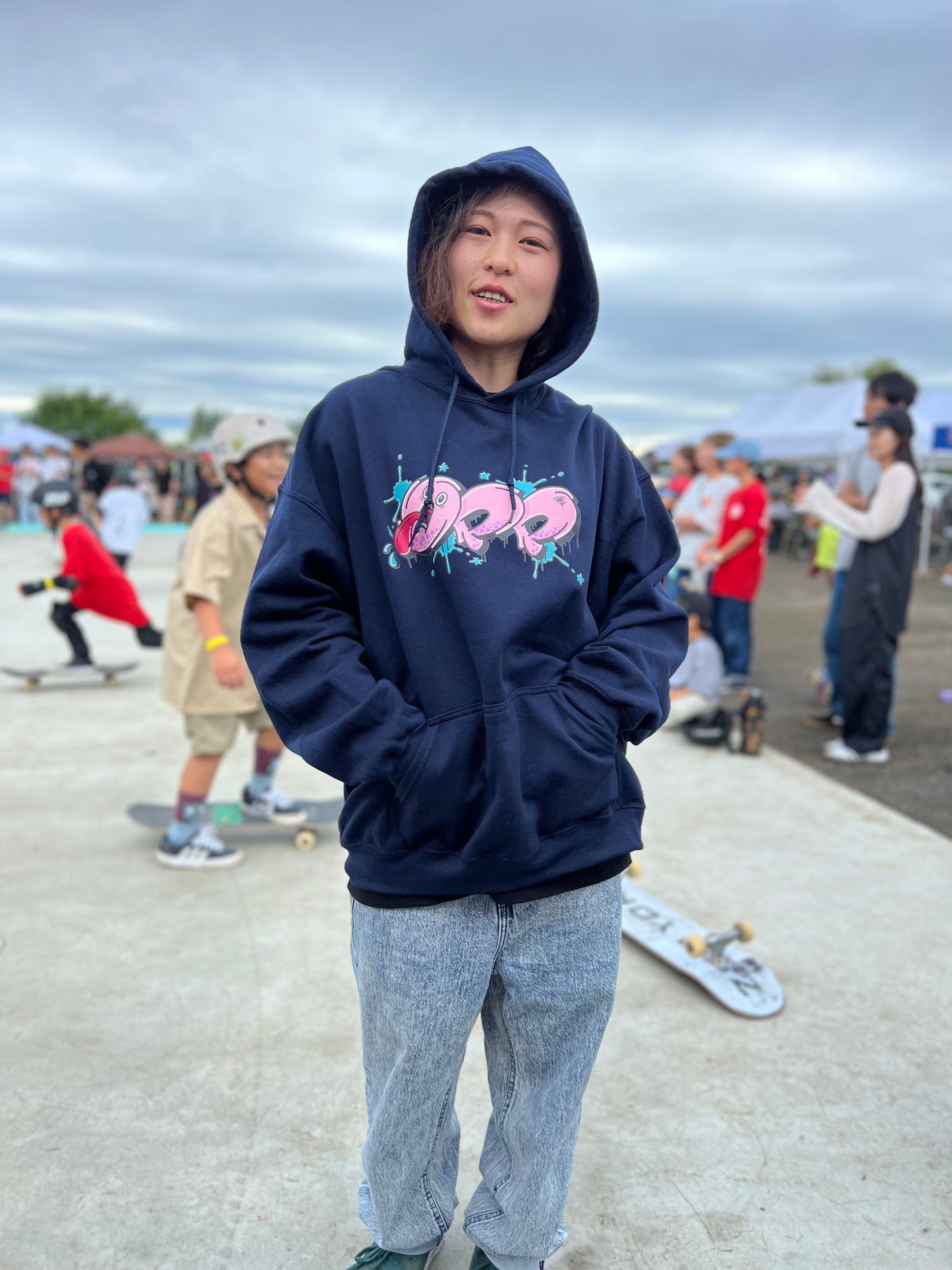 OPP × BuBBLi コラボ　パーカー　