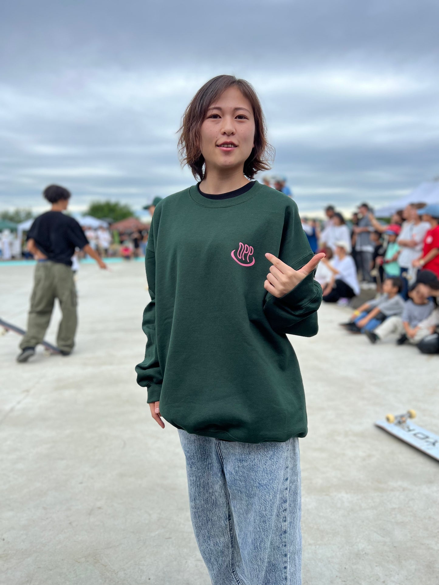 OPP 温泉ロゴ　トレーナー